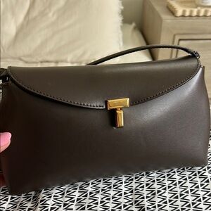 Toteme T lock clutch bag AUTHENTIC